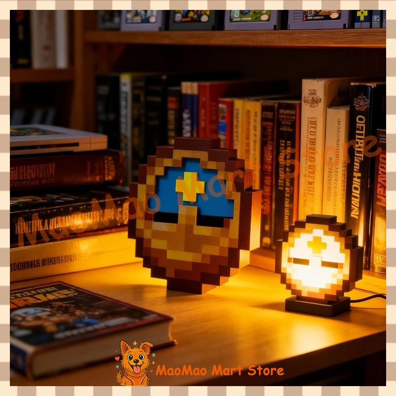 Resin Art Wall Clock - Chic Retro Pixel Art Style Orologio