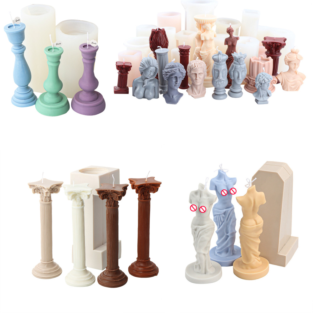 Resin Art Sculptures - Stampo per candela statuaria per body