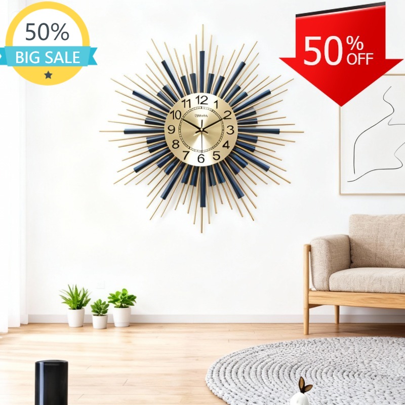 Resin Art Wall Clock - Orologio da Parete Moderno di Lusso,