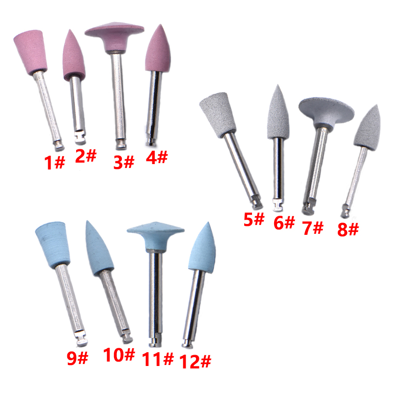 Resin Art Machine - 4PCS Odontoiatria Gomma Rettifica Testa Denti