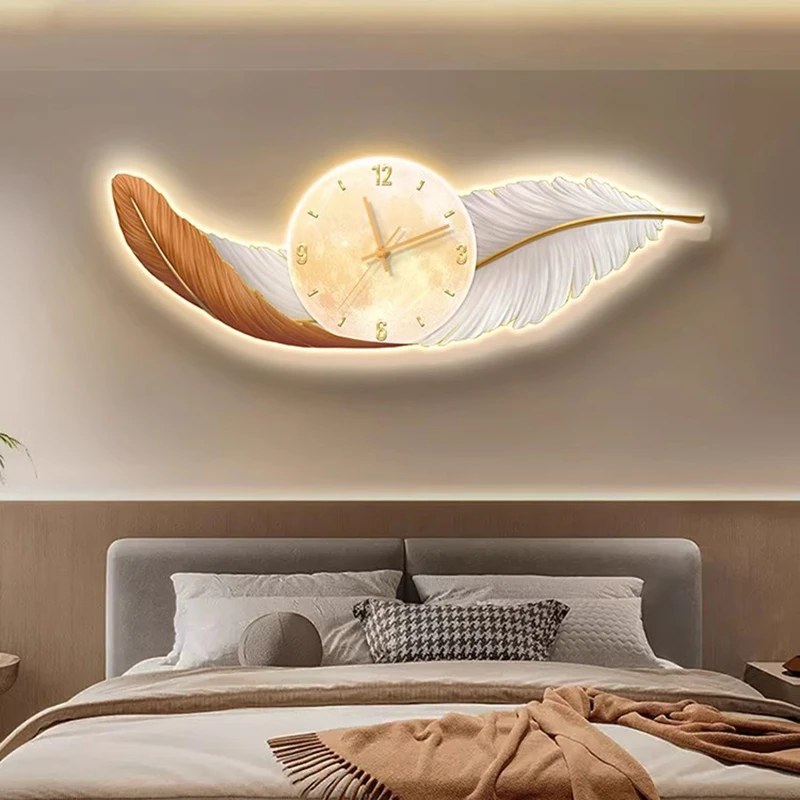 Resin Art Wall Clock - Orologi da Parete Digitali Minimalisti Nordici,