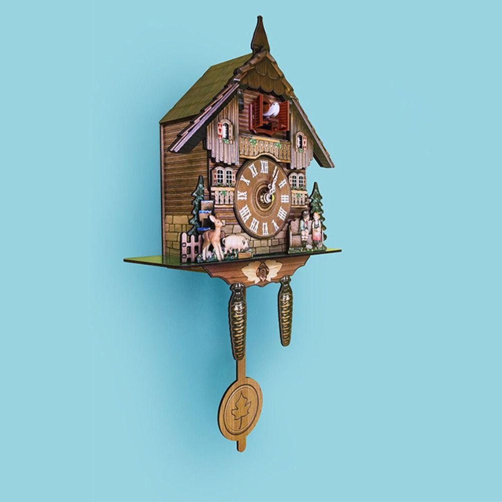 Resin Art Wall Clock - Orologio da parete in legno, pendolo