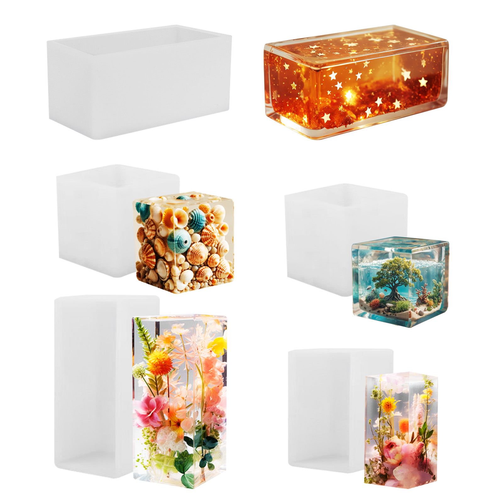 Resin Art Acrylic - Stampo in Silicone per Resina Epossidica,