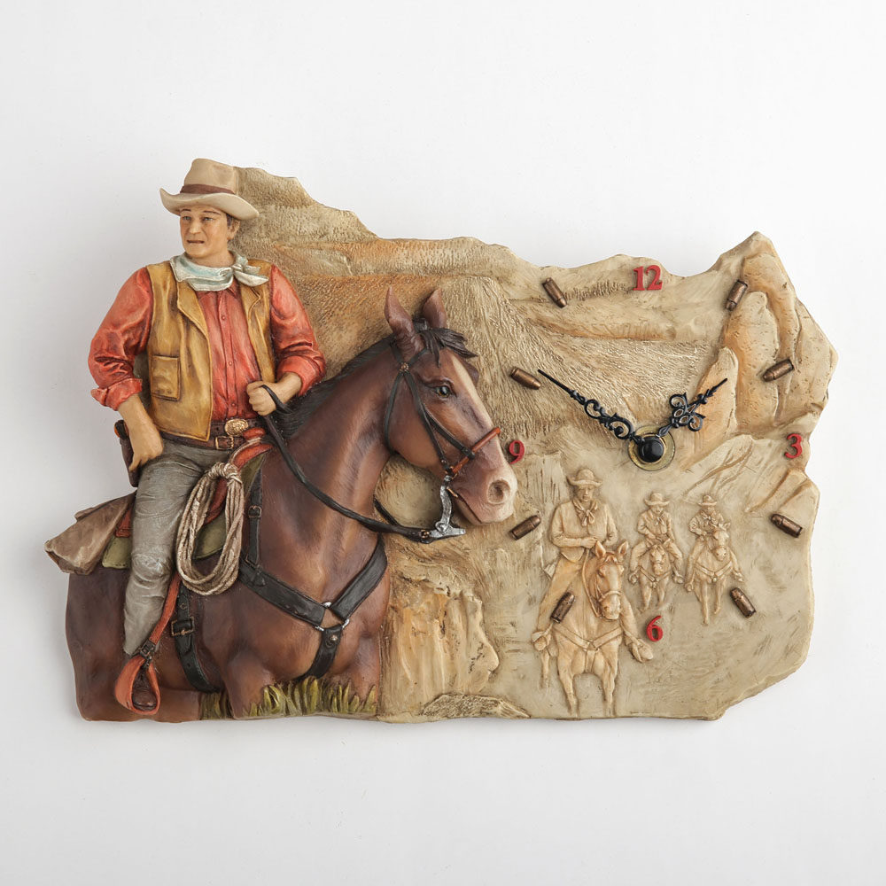 Resin Art Wall Clock - Orologio da Parete Vintage Stile Western