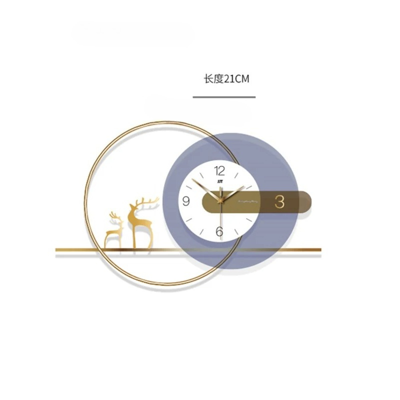 Resin Art Wall Clock - Orologi da Parete in Metallo Moderni,