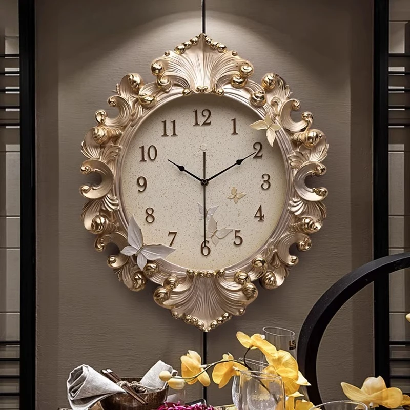 Resin Art Wall Clock - Orologio da parete per camera in