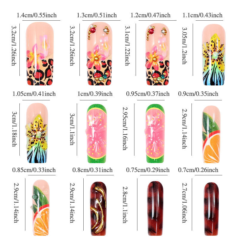 24 Pezzi Unghie Finte Lunghe Q - Resin Art Machine recensione e prezzo