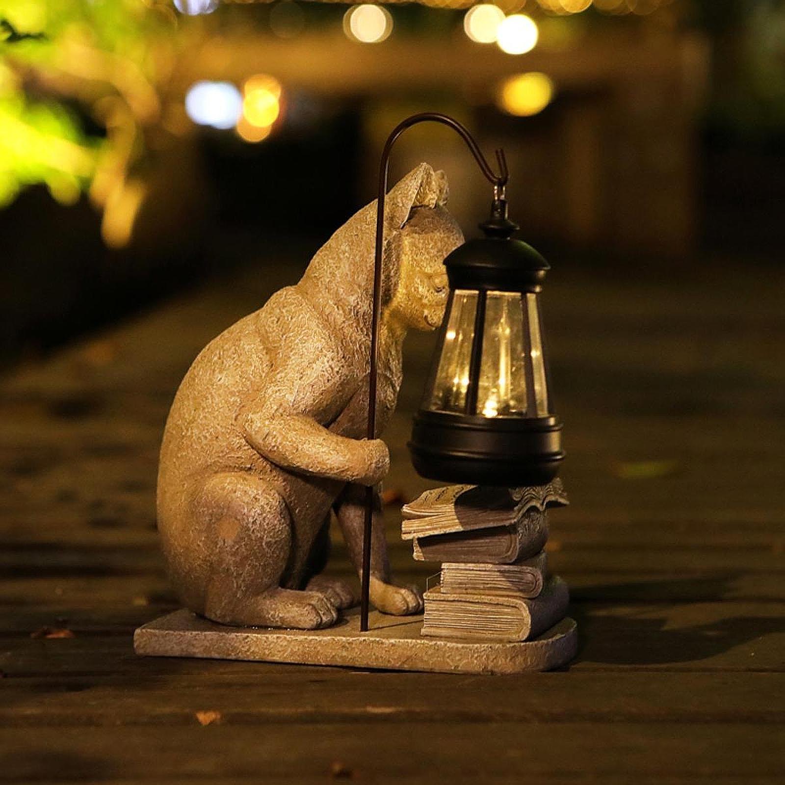 Mini statua da giardino solare - Resin Art Sculptures recensione e prezzo