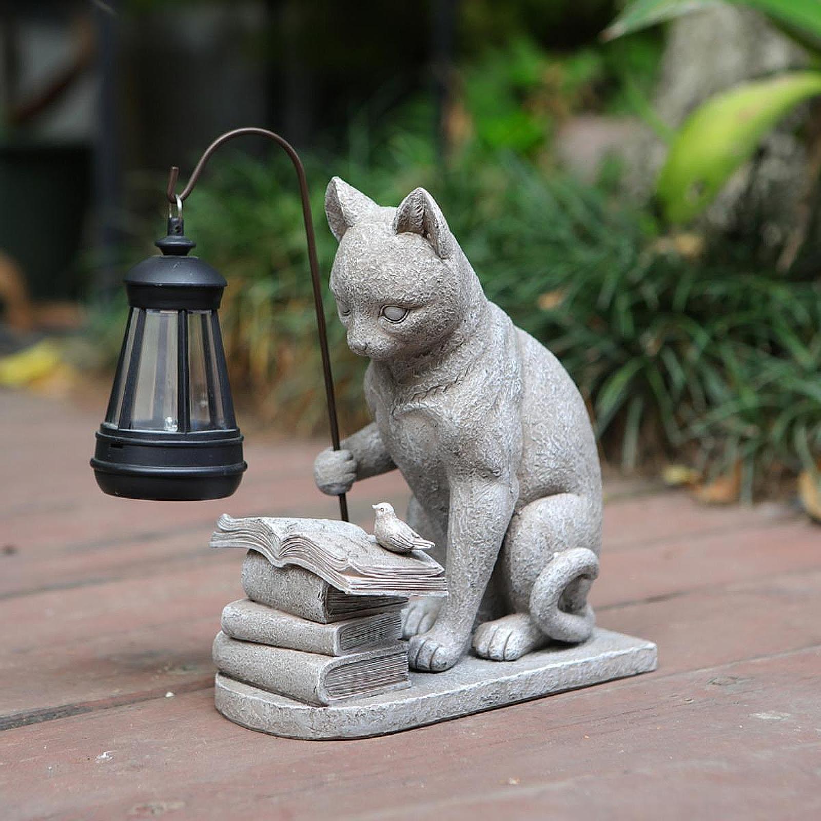 Mini statua da giardino solare - Resin Art Sculptures recensione e prezzo