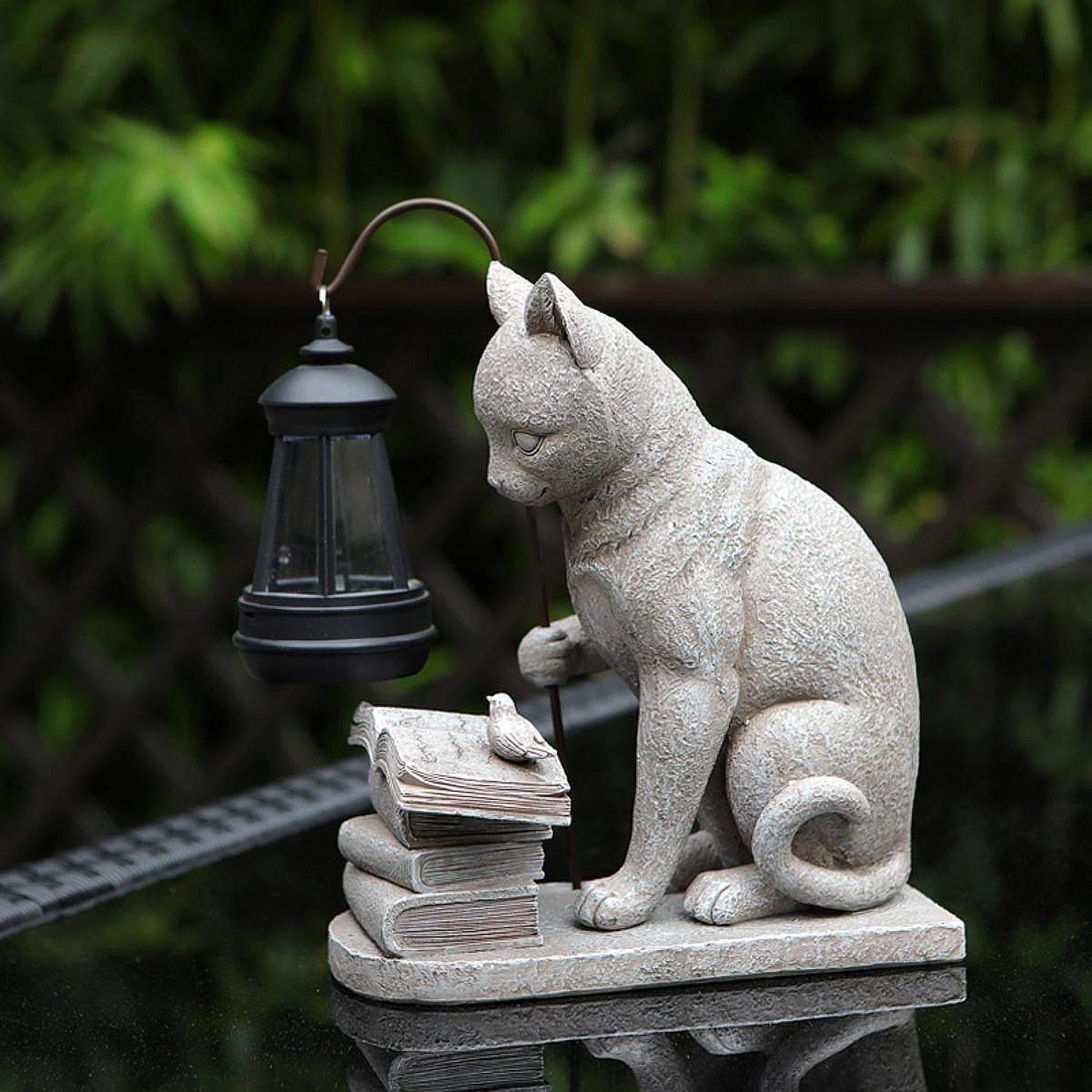 Mini statua da giardino solare - Resin Art Sculptures recensione e prezzo